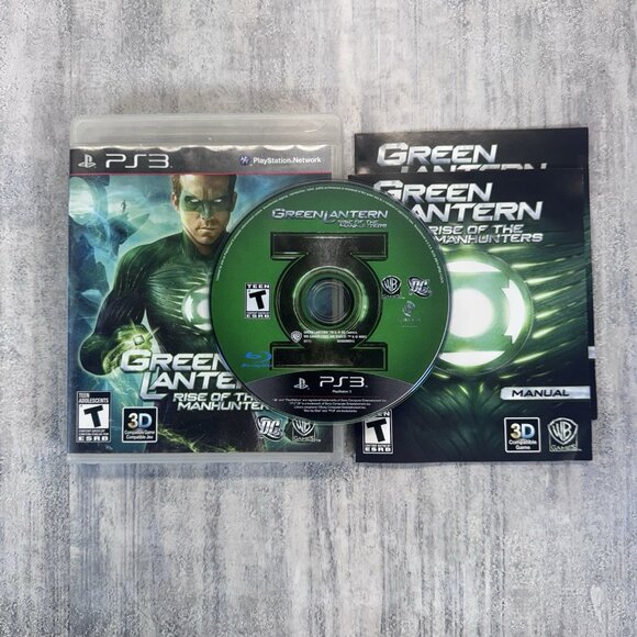 Green Lantern: Rise of the Manhunters - Sony PlayStation 3 PS3 - Complete - Picture 1 of 7